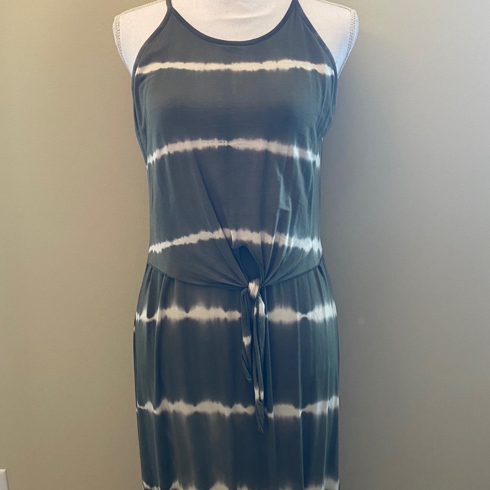 Tie dye maxi dress